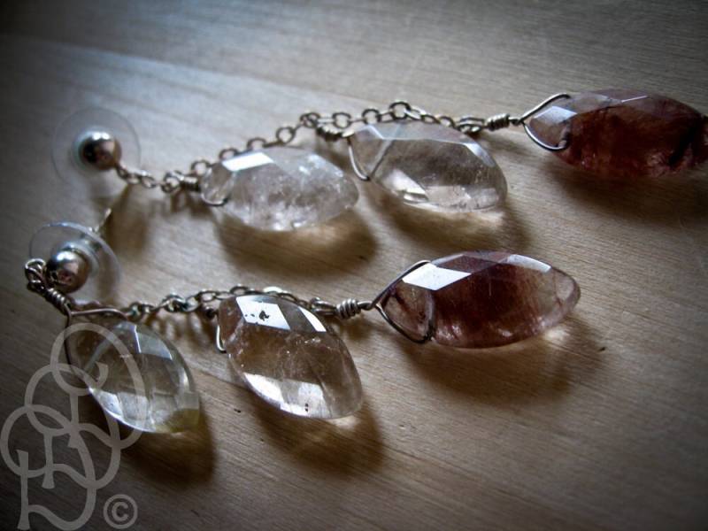 stroh Quarz Ohrhänger von Donadian