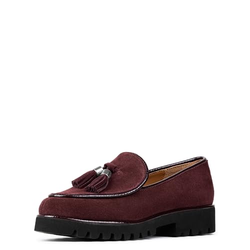 Donald J Pliner Damen Eclipse Suede Slipper, Bordeaux-Wildleder, 37 EU von Donald J Pliner