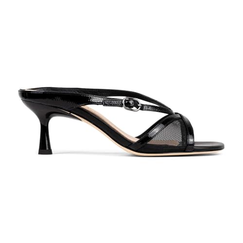 Donald J Pliner Remixx Pantoletten mit Riemchen, Schwarz, 39.5 EU von Donald J Pliner