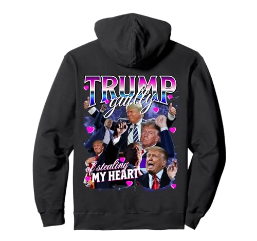 Schuldig, mein Herz gestohlen zu haben Pink Trump Trump Girl Valentines Pullover Hoodie Schuldig, mein Herz gestohlen zu haben Pink Trump Trump Girl Valentines Pullover Hoodie von Donald Trump Bootleg 90s Rap Trump Girl