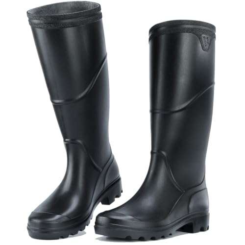 Donbest Gummistiefel Herren Damen Hoch Regenstiefel Langschaft Halbschaft Kurzschaft Wasserdichte Garten Stiefel Anti Rutsch Wellington Boots Rain Boots,Schwarz3,EU41 Donbest Gummistiefel Herren Damen Hoch Regenstiefel Langschaft Halbschaft Kurzschaft Wasserdichte Garten Stiefel Anti Rutsch Wellington Boots Rain Boots,Schwarz3,EU41 von Donbest