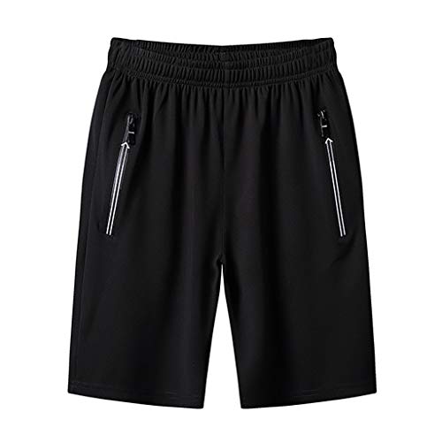 DondPO Herren-Jogginghosen, Breite Outdoor Hosen Activewear mit Taschen Sommerhose Kurz Trainingshose Laufshorts Baumwolle Wanderhose Tennishose Slim Fit Sporthose Jogginghose Leicht Freizeithose von DondPO