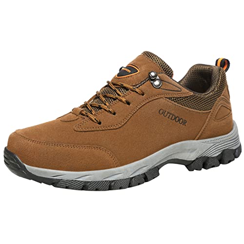 DondPO Herren Wanderschuhe, Bergsteigen Unisex Wasserdicht Barfußschuhe Laufschuhe rutschfeste Breite Atmungsaktive Fitnessschuhe Outdoorschuhe Trekkingschuhe Dämpfung Leicht Abriebfest Bergschuhe DondPO Herren Wanderschuhe, Bergsteigen Unisex Wasserdicht Barfußschuhe Laufschuhe rutschfeste Breite Atmungsaktive Fitnessschuhe Outdoorschuhe Trekkingschuhe Dämpfung Leicht Abriebfest Bergschuhe von DondPO