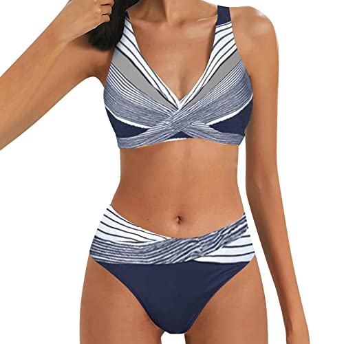 DondPO Racer Kostüm Damen Brazilian Slip Damen Bikini Für Große Brust Umstandsbikini Sonnendurchlässiger Bikini Bikini Damen Oberteil Metallic Oberteil Damen Bikini Weiss Damen Weißer von DondPO