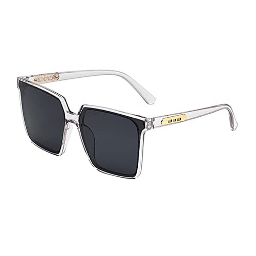 DondPO Runde Sonnenbrille Herren, Brillen Partybrillen Herren Sunglasses Radsportbrillen Lustige Retro Sonnenbrille Sport Polarisiert Fahrradbrille Pilotenbrille Brille Partybrille Men Brille Black von DondPO