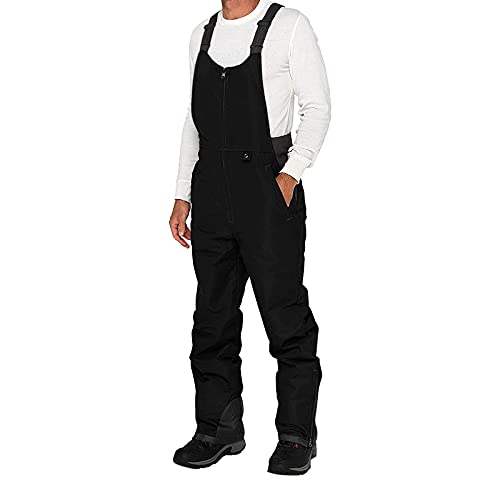 DondPO Schneehose Herren Taschen Warm Atmungsaktiv Fahrradhose Skihose Winddicht wasserdichte XXL Kletterhose Schneehose Segelhose Gefüttert Taschen Winter Ski Hosen Wanderhose von DondPO