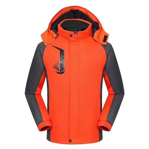 DondPO Winterjacke Damen Warm, Übergröße Winddichte Schneefang Ski Jacket Skijacke Gefüttert Verdickt Atmungsaktiv Regenjacke Snowboardjacke Schneejacke Warm Winter Wasserdichte Winterjacke von DondPO