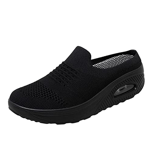 Orthopädische Hausschuhe, Rutschfest Outdoor Sommer Herren Atmungsaktiv mit Fussbett Pantoletten Luftkissen Freizeitschuhe Schuhe Slip On Schlupfschuhe Gesundheitsschuhe Sommerschuhe Clogs Bequeme von DondPO