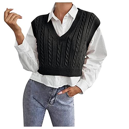 Pullunder Damen Lang Baumwolle Winter V Ausschnitt Longweste Pullover Vest Strick Rot Einfarbig Pullover Strickpullunder Pullunder Warm Ärmellos Sweater Vest Strickweste Pullunder Damen Lang Baumwolle Winter V Ausschnitt Longweste Pullover Vest Strick Rot Einfarbig Pullover Strickpullunder Pullunder Warm Ärmellos Sweater Vest Strickweste von DondPO