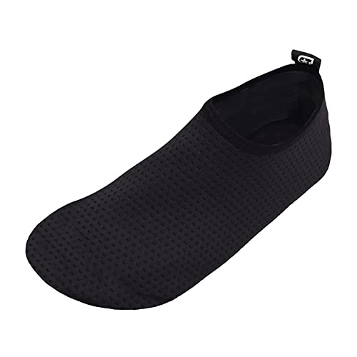 Schwimmschuhe Damen Rutschfeste Weich Barfußschuhe Leicht Bequem Sport Strandschuhe Outdoor Atmungsaktiv Wasserschuhe Strand Unisex Badeschuhe Barfuss Schuhe Herren Schwarz Schnelltrocknend New von DondPO