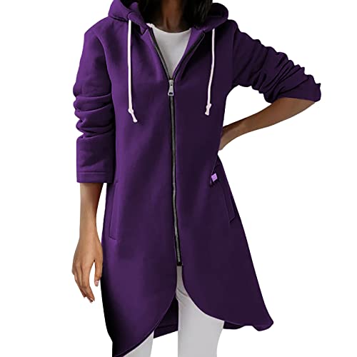 Sweatjacke Damen Oversize, mit Kapuze Vintage Langarm Kapuzenpulli Kapuzenpullover Oversize Herbst Lang Sipperjacke Sweatjacke Kapuzenjacke Y2K Reißverschluss Basic Zip Hoodie Sweatshirt Sweatjacke Damen Oversize, mit Kapuze Vintage Langarm Kapuzenpulli Kapuzenpullover Oversize Herbst Lang Sipperjacke Sweatjacke Kapuzenjacke Y2K Reißverschluss Basic Zip Hoodie Sweatshirt von DondPO