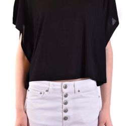 Dondup Damen T-shirt Aus Schwarzbaumwolle von Dondup