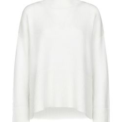 Dondup Damen Weißer Wollpullover von Dondup