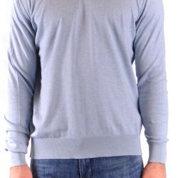 Dondup Herren Sweater Aus Baumwolle-kaschmir In Himmelblau von Dondup
