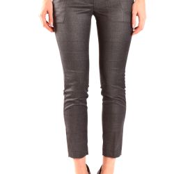 Dondup Schwarze Damen Hose Mit Metallic-faser von Dondup