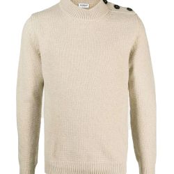 Herren Dondup Wollmischung Strickpullover – Off-weiß von Dondup