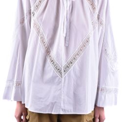 Klassisches Dondup Damen Weiß Baumwollhemd von Dondup