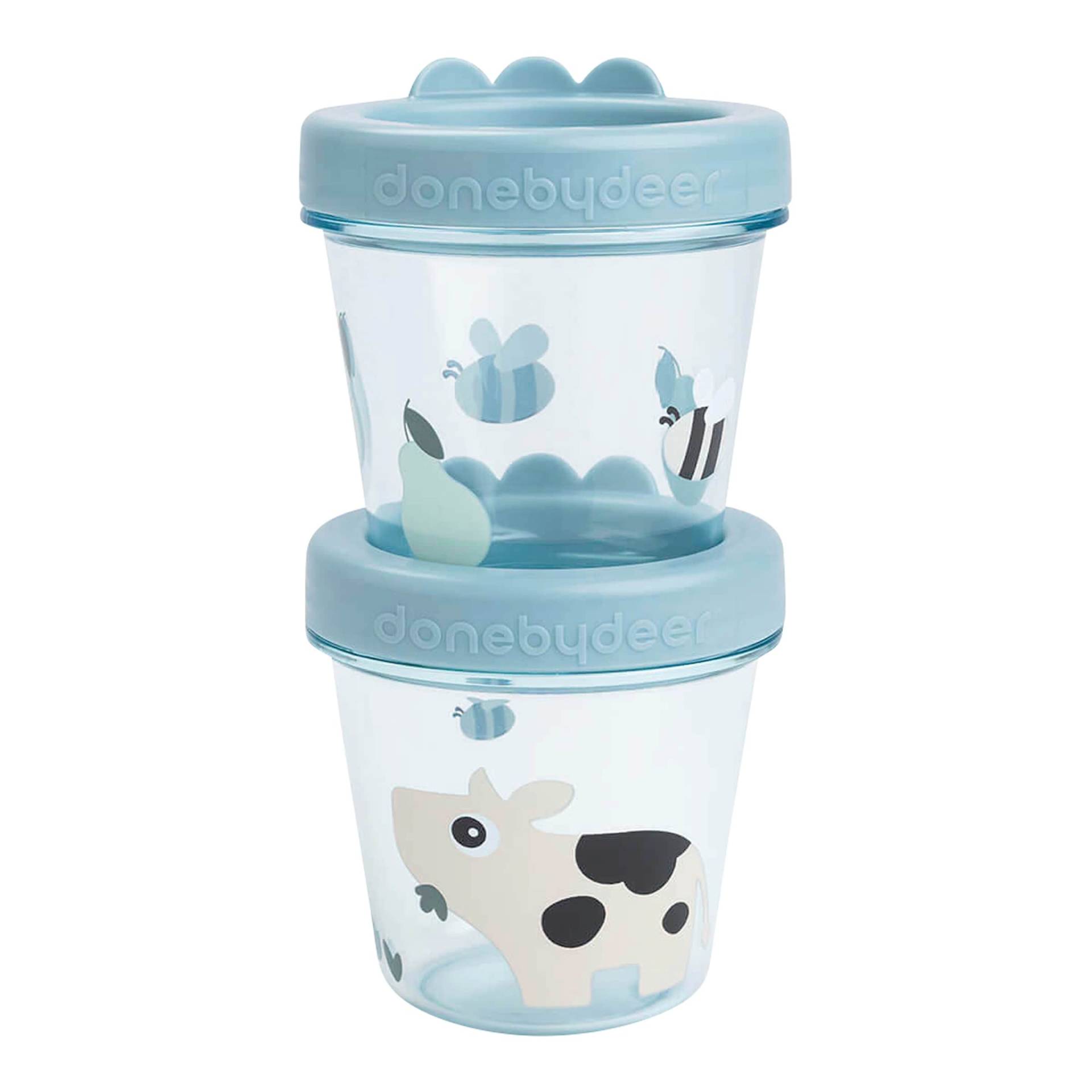 Done By Deer 2er-Pack Snackbox Tiny Farm von Done by Deer