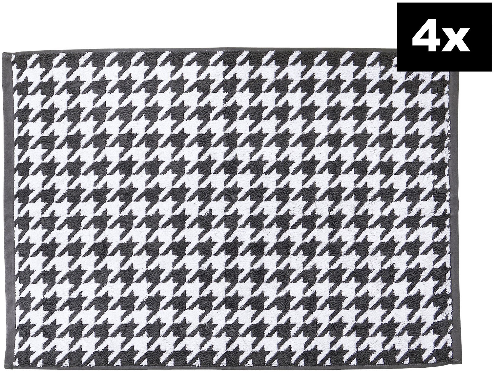 done. Badematte "DAILY SHAPES Bird 4er-Set" Höhe 5 mm fußbodenheizungsgeeignet Badvorleger aus 100% Baumwolle, Jacquardgewebt von Done.