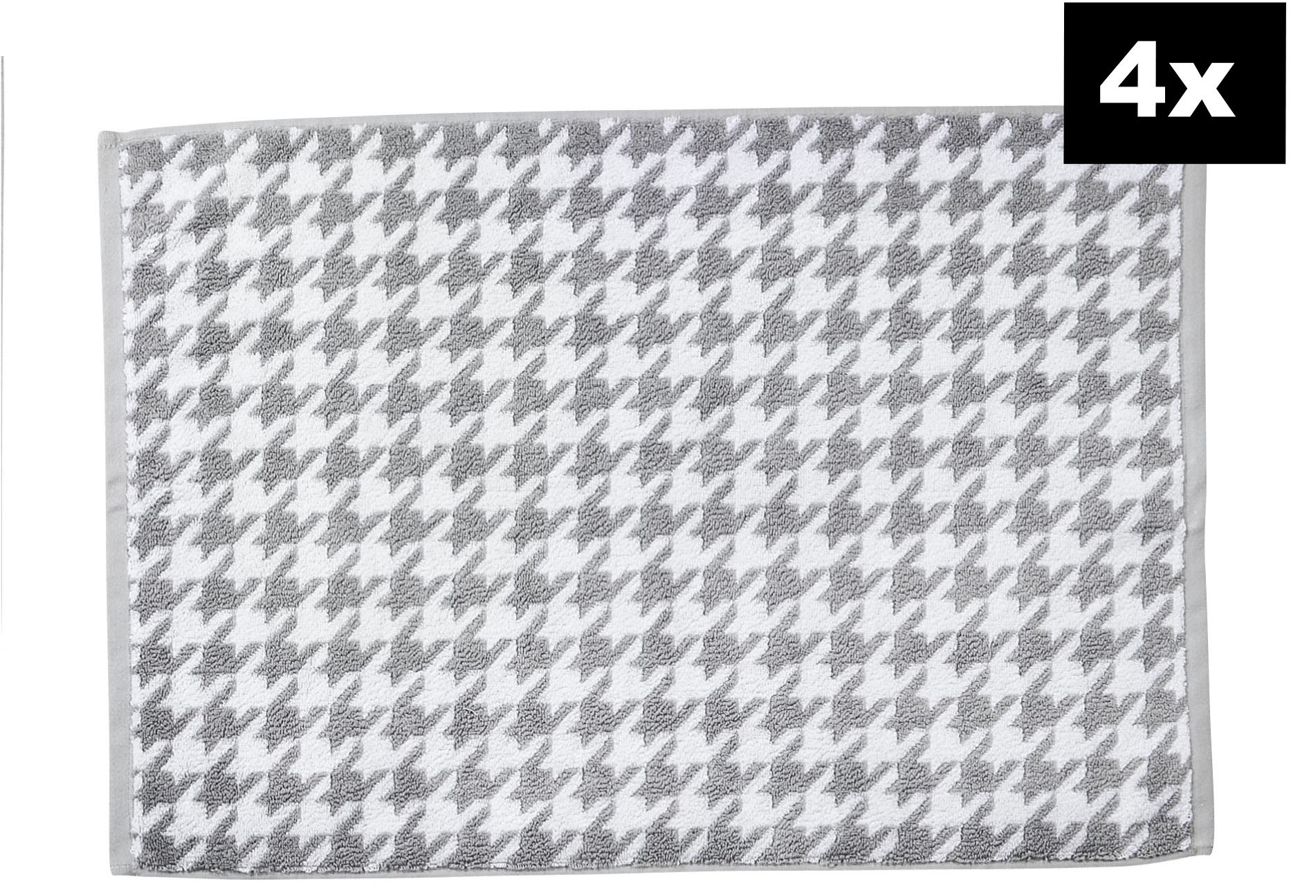 done. Badematte "DAILY SHAPES Bird 4er-Set" Höhe 5 mm fußbodenheizungsgeeignet Badvorleger aus 100% Baumwolle, Jacquardgewebt von Done.