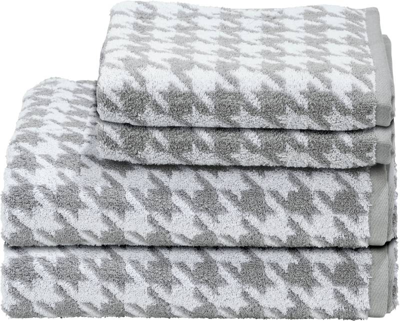 done. Handtuch Set "Daily Shapes Bird" Set 4 Stk. Jacquard-Walkfrottier Jacquardgewebe, in verschiedenen Set-Varianten erhältlich von Done.