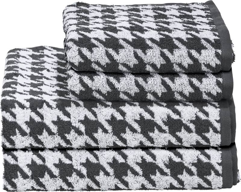 done. Handtuch Set "Daily Shapes Bird" 2x Handtücher & 2x Duschtücher, Jacquardgewebe, modernes Muster von Done.