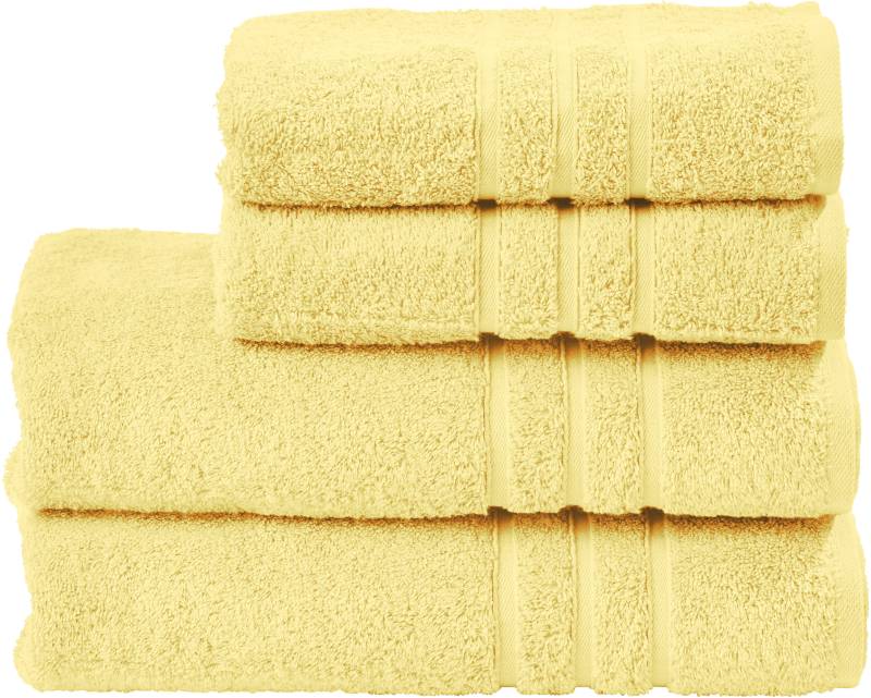 done. Handtuch Set "Daily Uni" Set 4 Stk. Walkfrottier saugfähiges Walkfrottier, in verschiedenen Set Varianten erhältlich von Done.