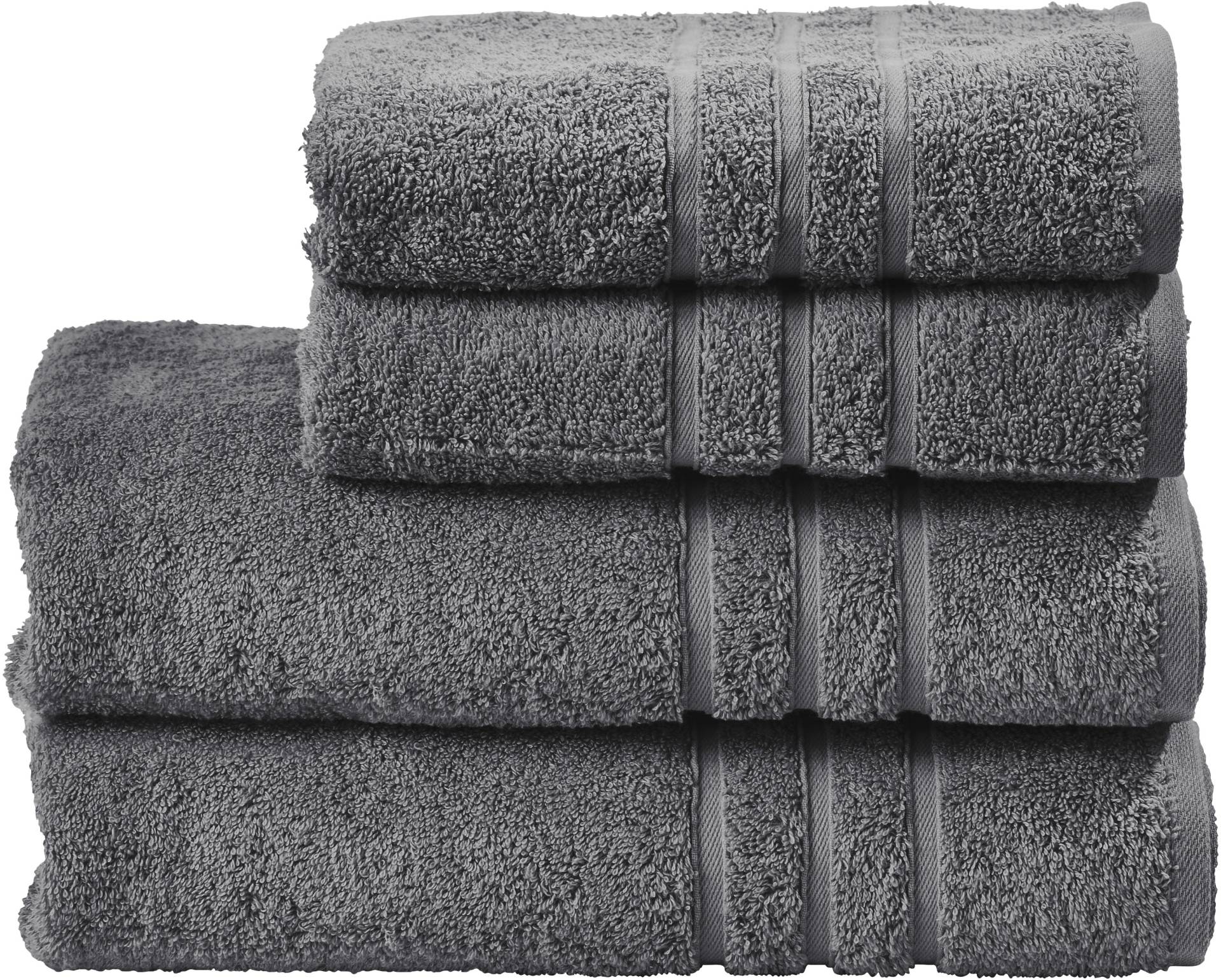 done. Handtuch Set "Daily Uni" 2x Handtücher (50x100 cm) & 2 Duschtücher(70x140 cm) von Done.