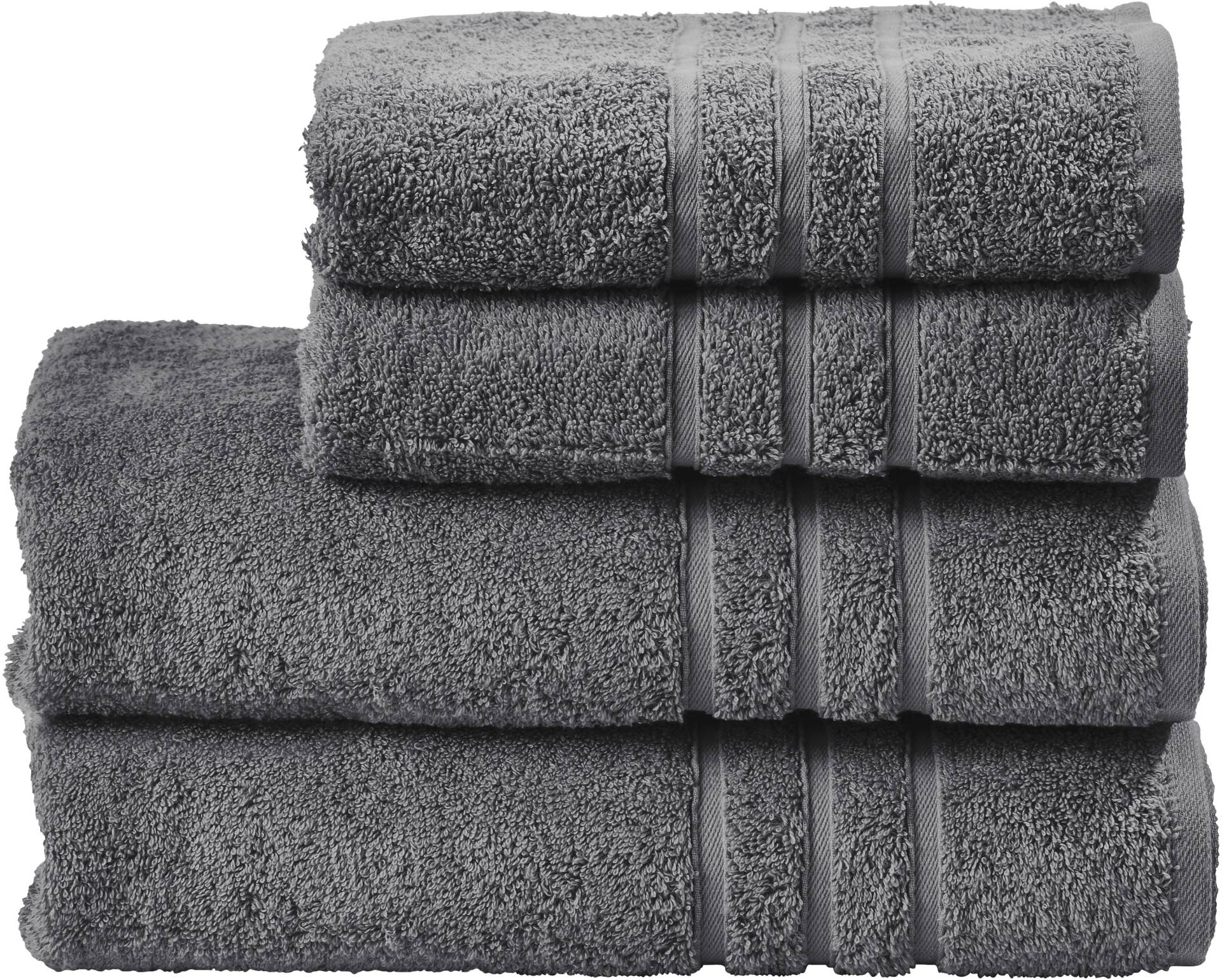 done. Handtuch Set "Daily Uni" Set 4 Stk. Walkfrottier saugfähiges Walkfrottier, in verschiedenen Set Varianten erhältlich von Done.