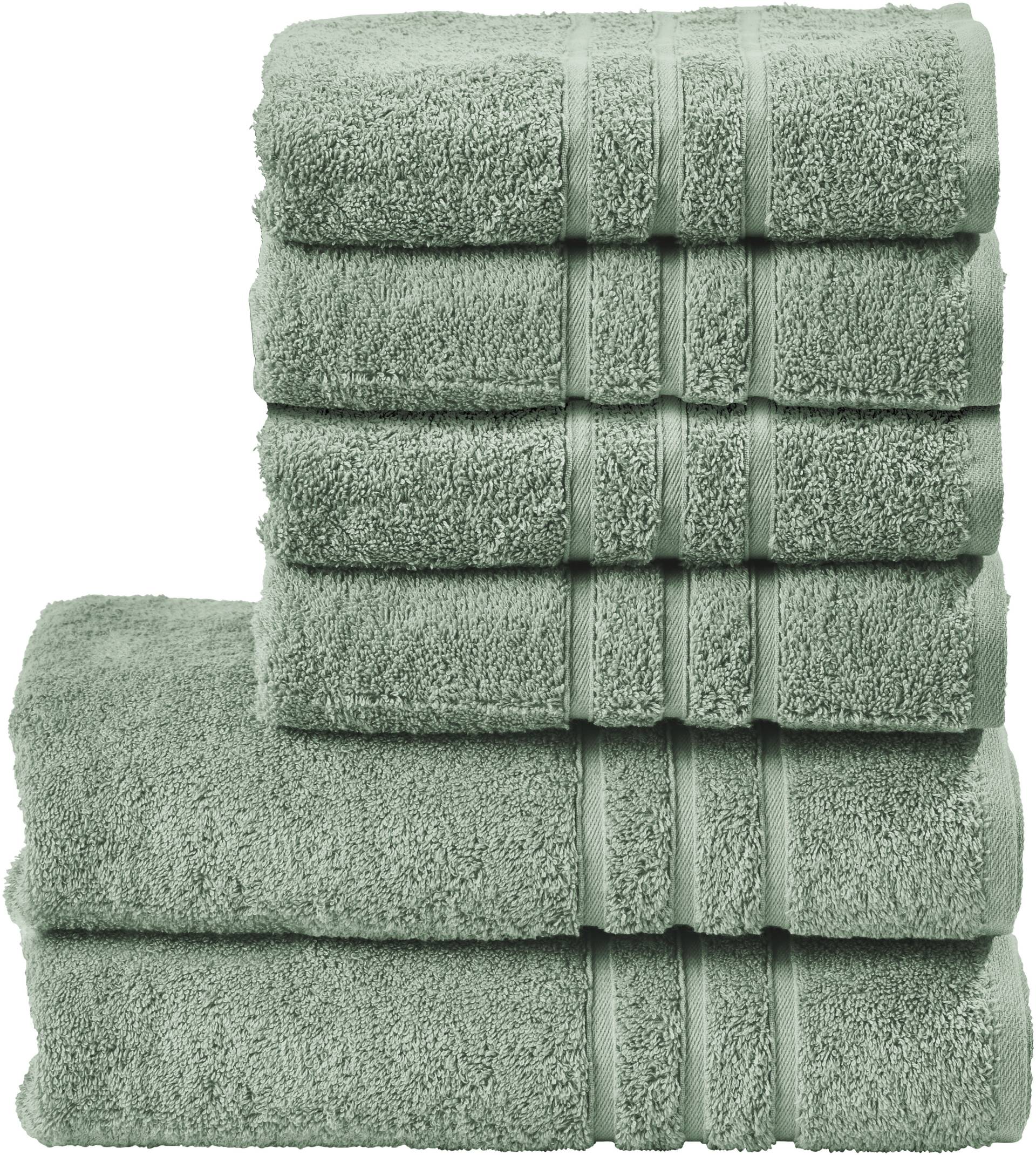 done. Handtuch Set "Daily Uni" Set 6 Stk. Walkfrottier saugfähiges Walkfrottier, in verschiedenen Set Varianten erhältlich von Done.