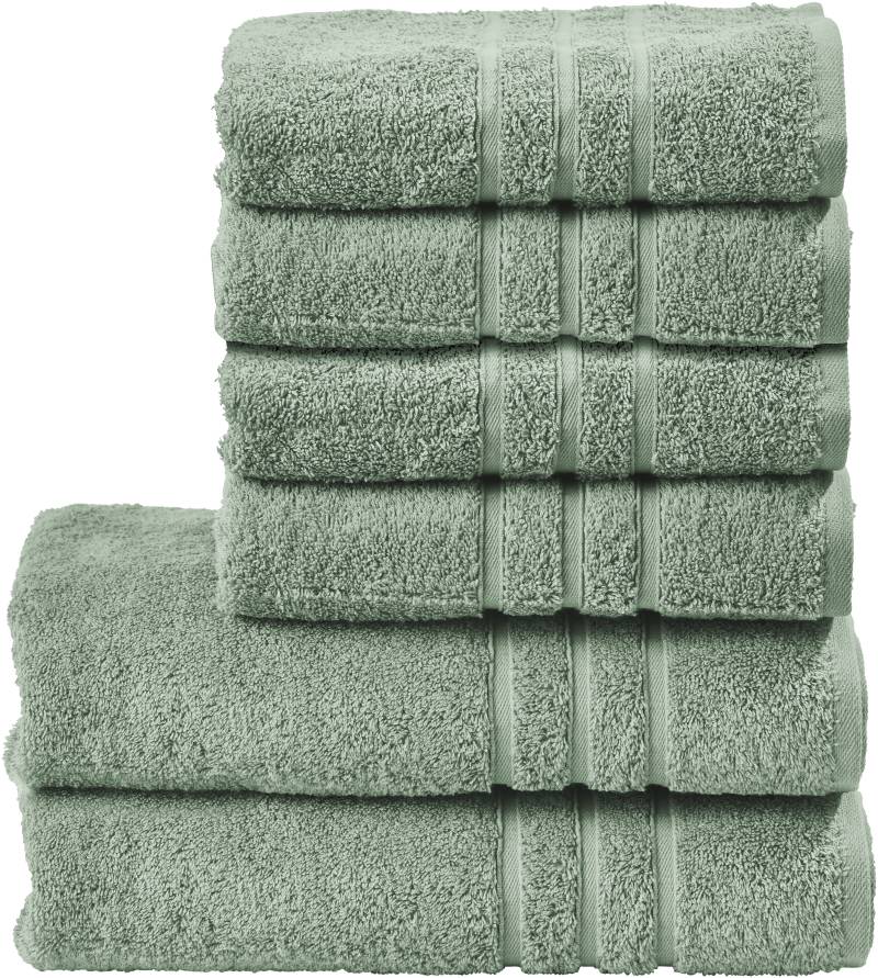 done. Handtuch Set "Daily Uni" Set 6 Stk. Walkfrottier saugfähiges Walkfrottier, in verschiedenen Set Varianten erhältlich von Done.