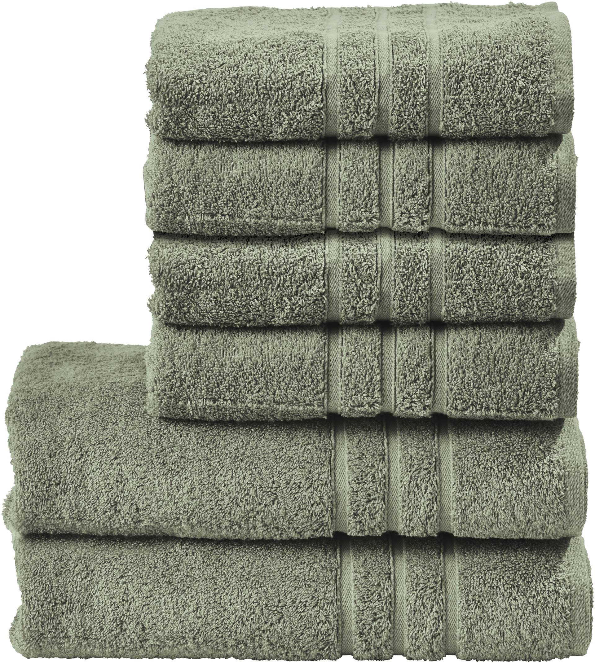 done. Handtuch Set "Daily Uni" Set 6 Stk. Walkfrottier saugfähiges Walkfrottier, in verschiedenen Set Varianten erhältlich von Done.