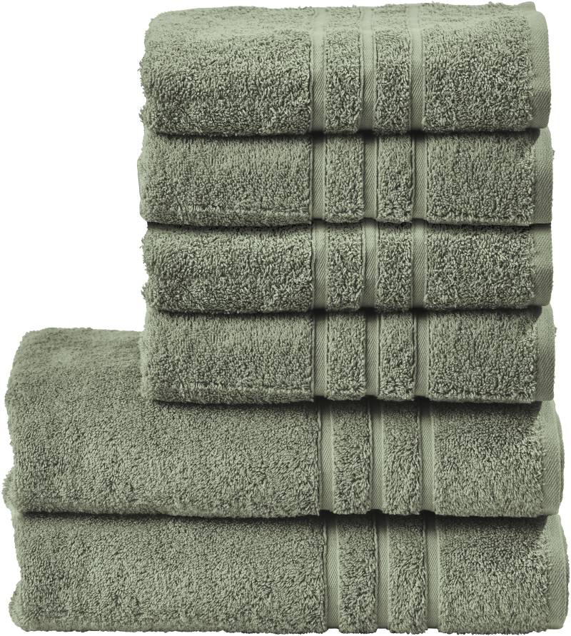 done. Handtuch Set "Daily Uni" Set 6 Stk. Walkfrottier saugfähiges Walkfrottier, in verschiedenen Set Varianten erhältlich von Done.