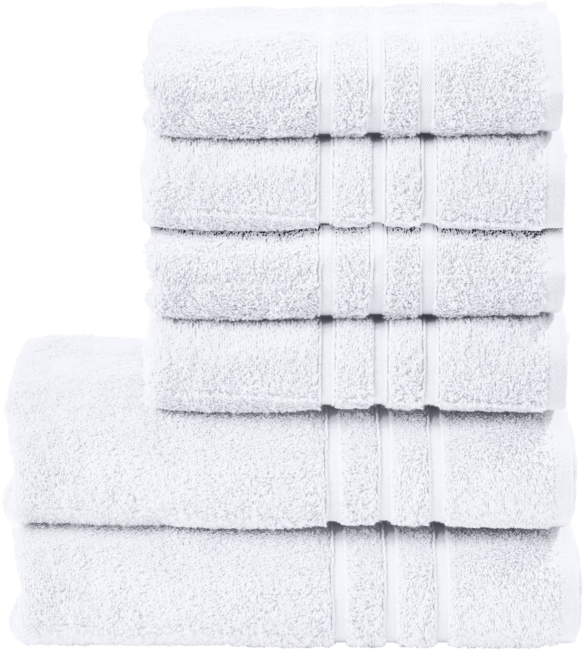 done. Handtuch Set "Daily Uni" Set 6 Stk. Walkfrottier saugfähiges Walkfrottier, in verschiedenen Set Varianten erhältlich von Done.