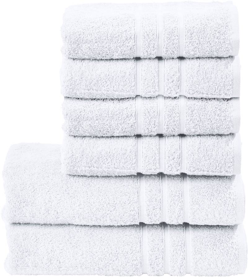 done. Handtuch Set "Daily Uni" Set 6 Stk. Walkfrottier saugfähiges Walkfrottier, in verschiedenen Set Varianten erhältlich von Done.