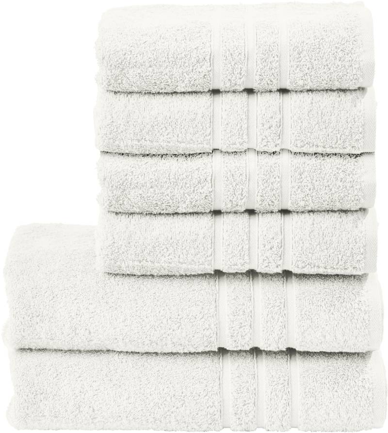 done. Handtuch Set "Daily Uni" Set 6 Stk. Walkfrottier saugfähiges Walkfrottier, in verschiedenen Set Varianten erhältlich von Done.