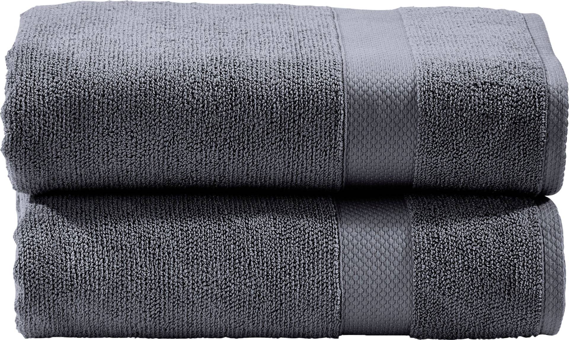 done. Handtuch Set "Deluxe", (Set, 2 St., 2 Handtücher (50x100 cm), Hotelqualität aus hochwertigem Zwirnfrottier von Done.