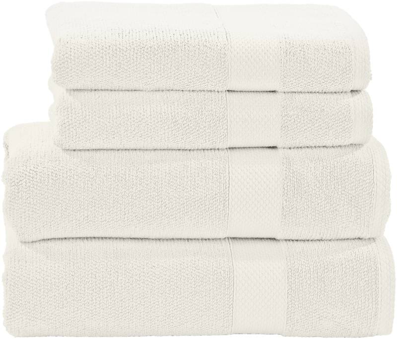 done. Handtuch Set "Deluxe" Hotelqualität aus hochwertigem Zwirnfrottier von Done.