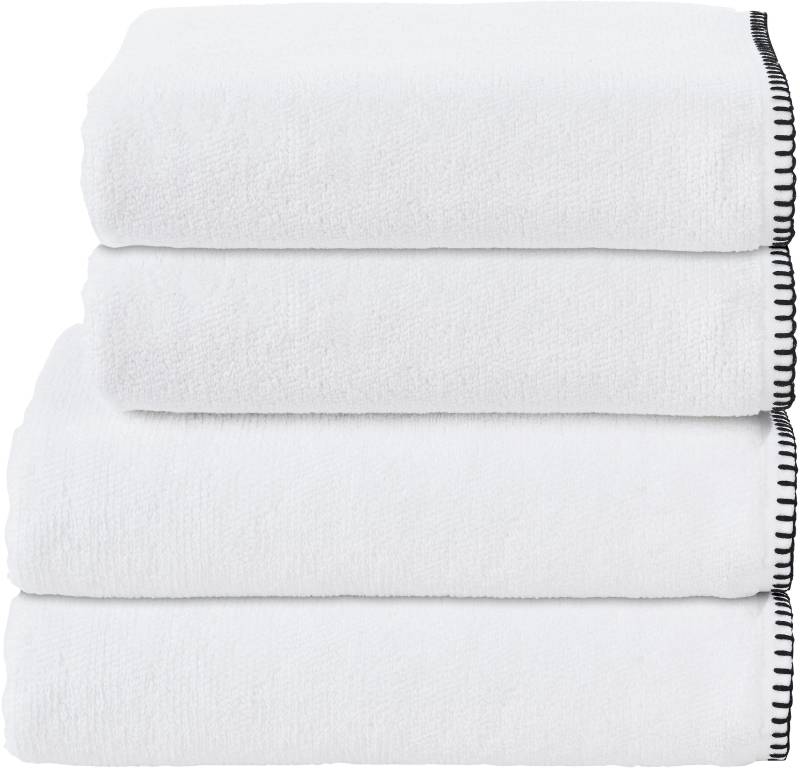 done. Handtuch Set "Deluxe Prime" Set 4 Stk. Zwirnfrottee Set:2x Gästetuch 30x50cm und 2x Handtuch 50x100cm von Done.