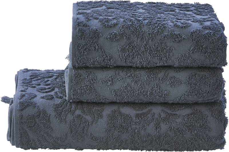 done. Handtuch Set "Provence Ornaments" Uni-Farben, Ornamente, mit Fransen von Done.