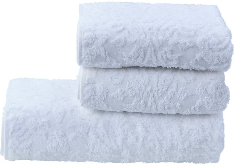 done. Handtuch Set "Provence Ornaments" Uni-Farben, Ornamente, mit Fransen von Done.