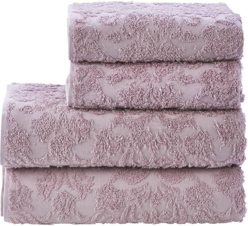 done. Handtuch Set "Provence Ornaments" Uni-Farben, Ornamente, mit Fransen von Done.