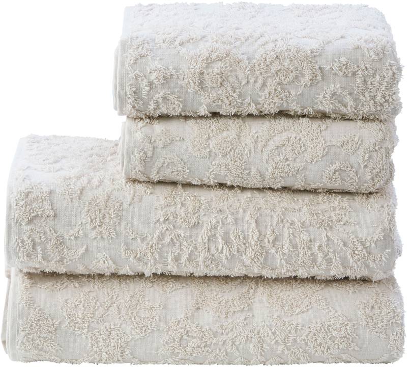 done. Handtuch Set "Provence Ornaments 2 Gästetücher (30x50 cm), 2 Handtücher (50x100 cm)" Uni Farben, Ornamente, in verschiedenen Set Varianten erhältlich von Done.