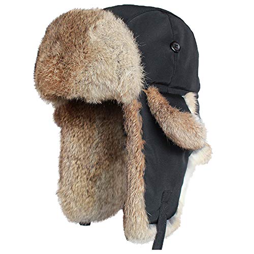 DongBao Wintermütze Fliegermütze Pilotenmütze Uschanka Russenmütze Ohrenschützer für Erwachsene von DongBao