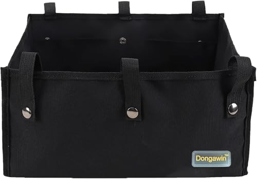 Dongawin Walker Bag Under Seat for Four Wheel Rollator, Rollator Bag Tote Organizer Pouch Storage to Walkers for Senoirs, Walker Accessories (Upgraded-Small, Black) von Dongawin