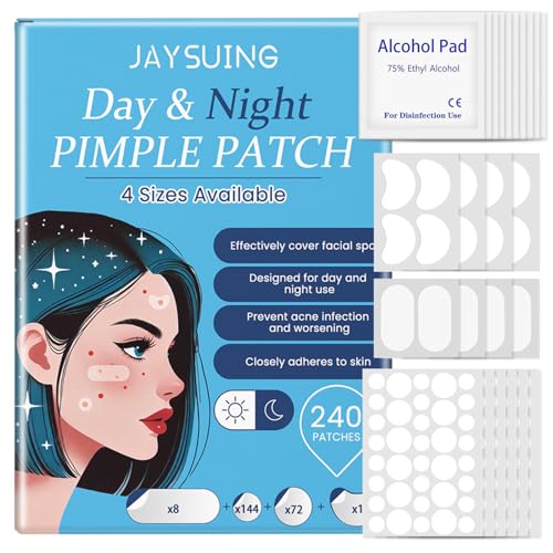 Große Akne Patches,pickel patch (4 Größen, 420 patches),Pimple Patches,Akne-Patch für Gesicht und Körper,für ganzes Gesicht, Stirn, Kinn, Nase, Körper, Rücken. von Dongcill