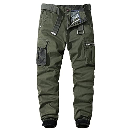 Donggu Taktische Hose Herren Hosen Outdoor Cargo Hose für Camping Wandern, armee-grün, 41-44.5 von Donggu