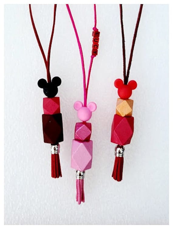 Mickey Und Minnie Maus Personalisierte Namenskette Für Mädchen/Minnie Halskette/Geschenk Mädchen von DongleDongle