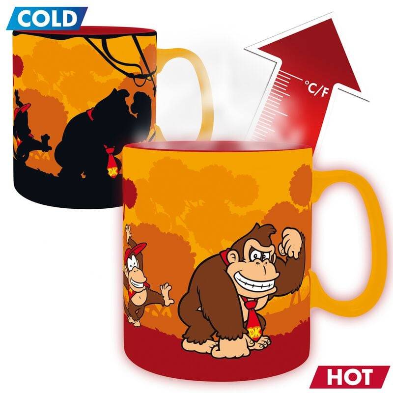 Donkey Kong - Gaming Tasse - Donkey Kong - Tasse mit Thermoeffekt - multicolor von Donkey Kong