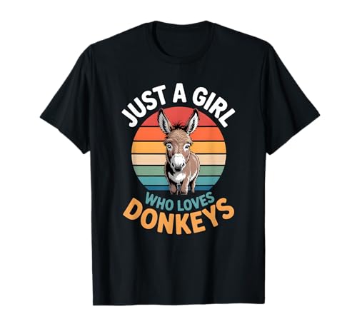 Mädchen Esel T-Shirt von Donkey Shirts & Gifts for Girls